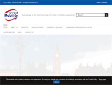 Tablet Screenshot of directmobility.co.uk